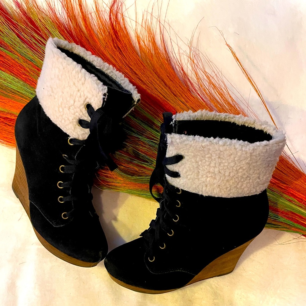 Lace-up Booties